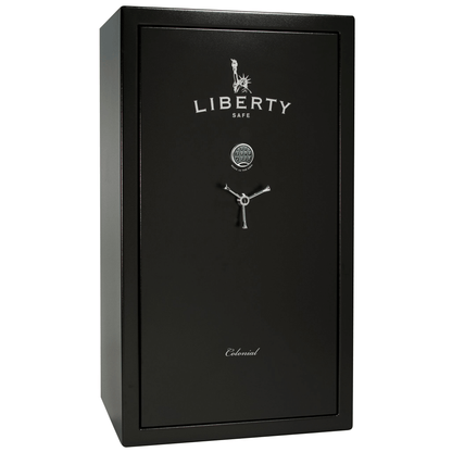 Colonial Series | Level 4 Security | 75 Minute Fire Protection | 50 | DIMENSIONS: 72.5"(H) X 42"(W) X 27.5"(D*) | Black Textured | Electronic Lock