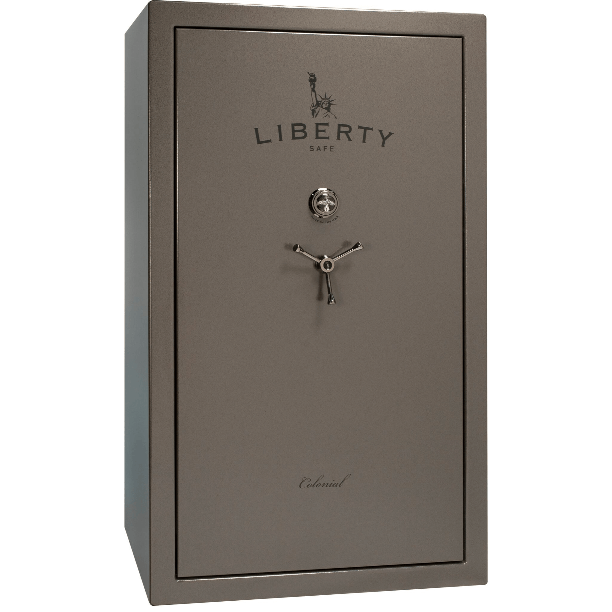 Colonial Series | Level 4 Security | 75 Minute Fire Protection | 50 | DIMENSIONS: 72.5"(H) X 42"(W) X 27.5"(D*) | Gray Marble | Mechanical Lock