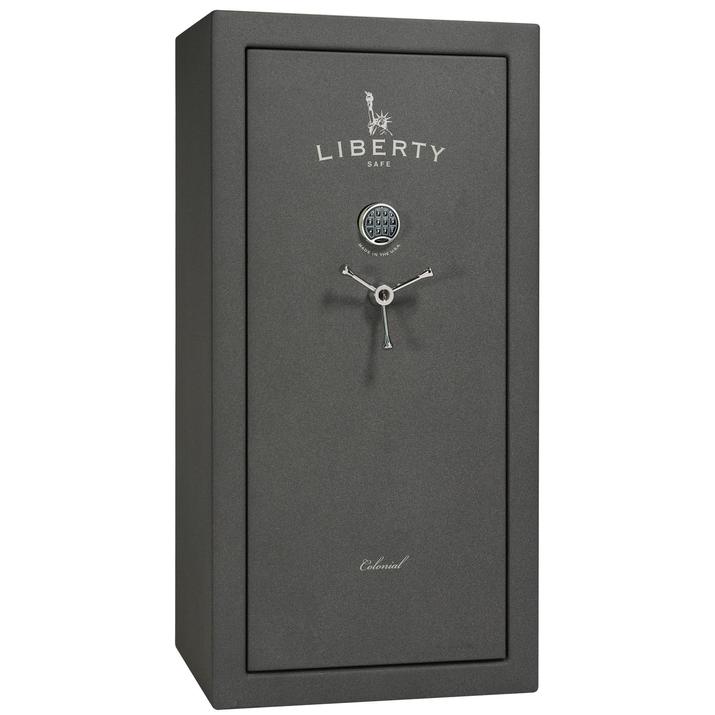 Colonial Series | Level 4 Security | 75 Minute Fire Protection | 23 PRO FLEX | DIMENSIONS: 60.5"(H) X 30"(W) X 22"(D*) | Granite Textured | Electronic Lock - Closed