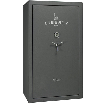 Colonial Series | Level 4 Security | 75 Minute Fire Protection | 50 PRO FLEX | DIMENSIONS: 72.5"(H) X 42"(W) X 27.5"(D*) | Granite Textured | Mechanical Lock - Closed